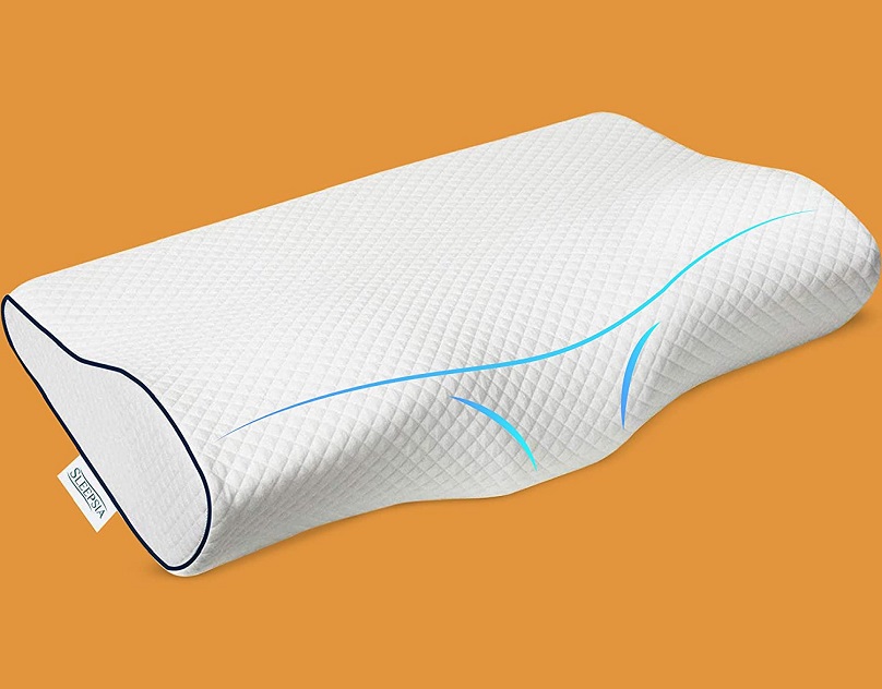 How do you use an orthopedic memory foam pillow?