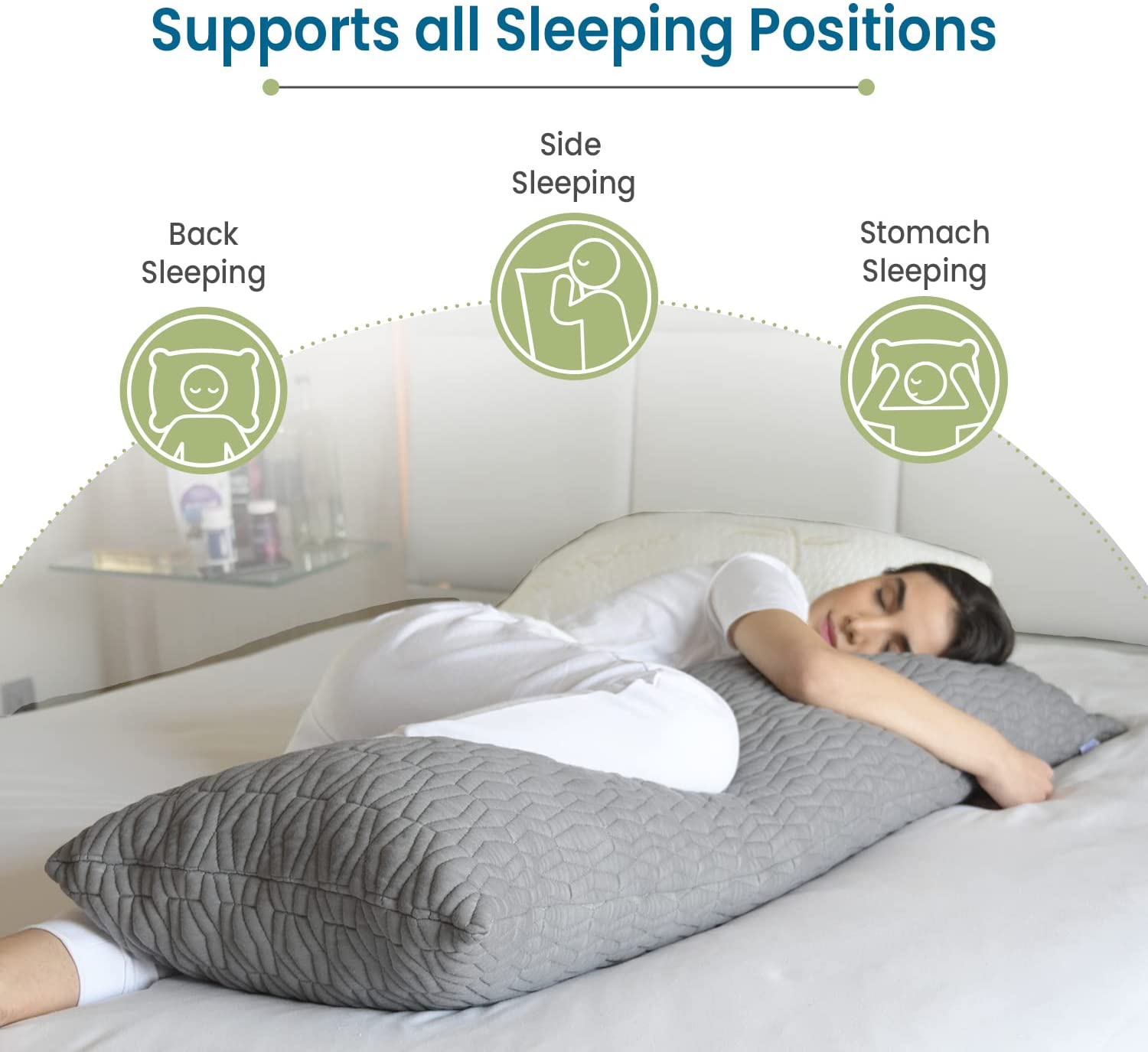 The Best Body Pillow For Every Sleep Position Bamboo Pillow Reviews